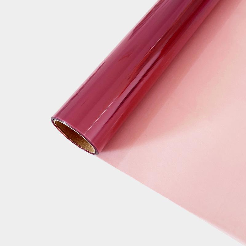 Solid Color Glassine Waterproof Floral Wrap for DIY Bouquets