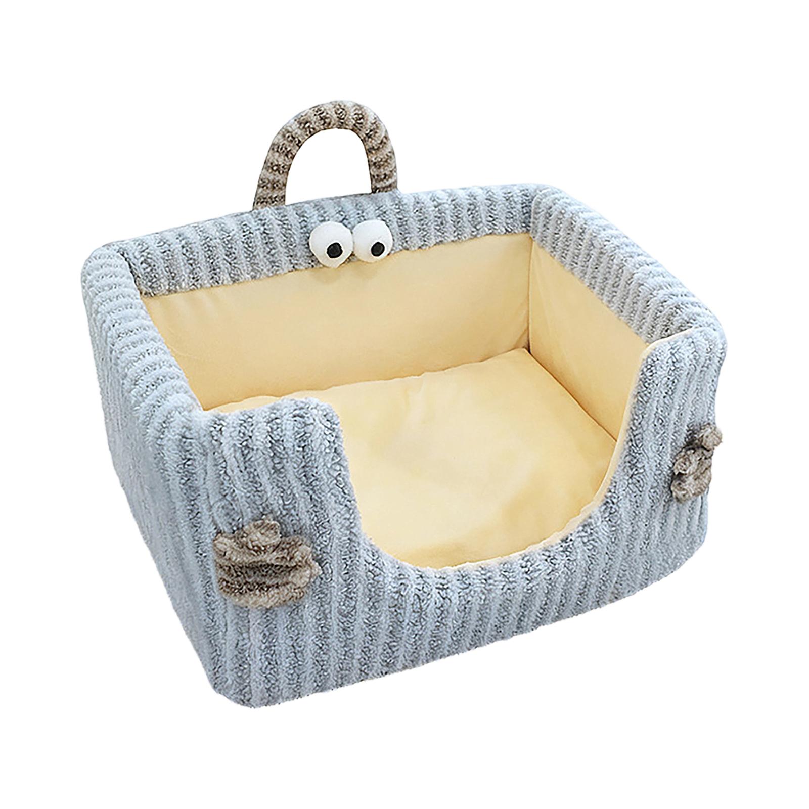 

Interesting Plush Christmas And Dog Bed, Pet Sofa, Indoor And Outdoor Plush Synthesis One Size синий