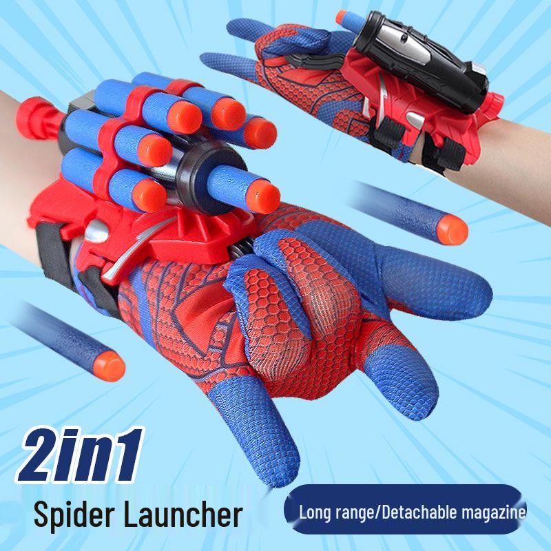 Cross-Border Spider Soft Bullet Hero Launcher Bracelet for Kids