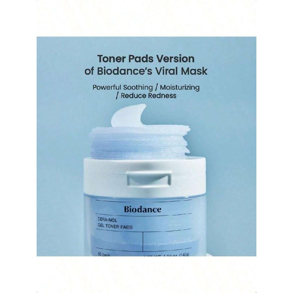 Biodance Cera-nol Gel Toner Pads 140/60pads