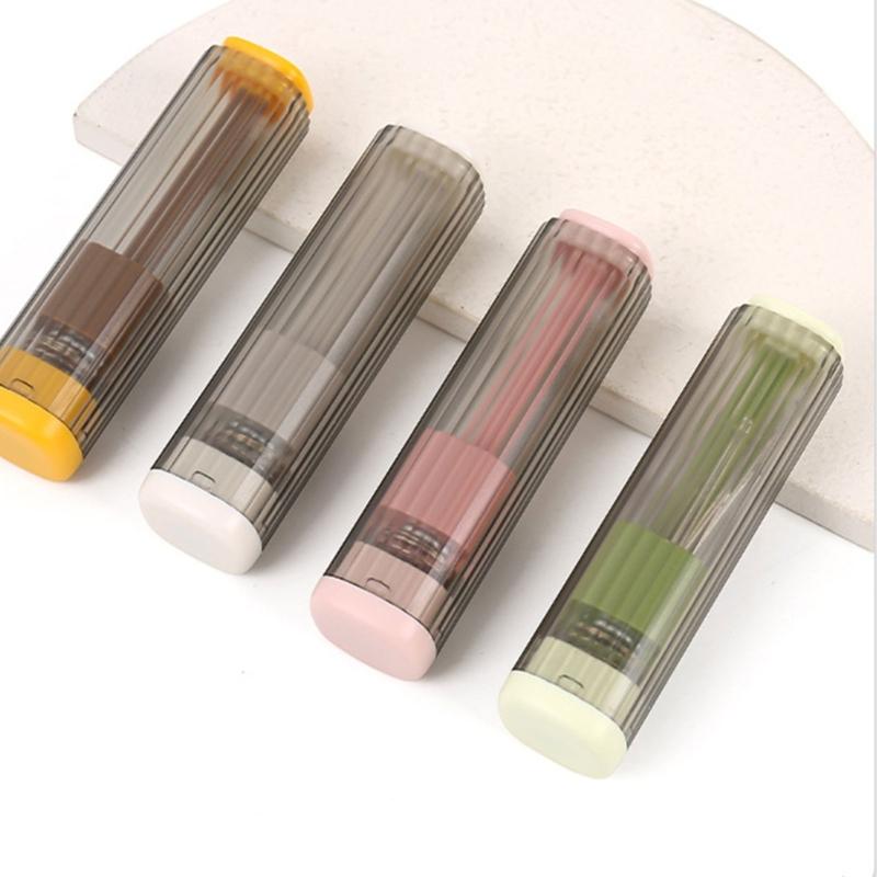 Magnetic Press Type Embroidery Needle Organizers Clear Plastic Storage Case for Sewing Craft Supplies