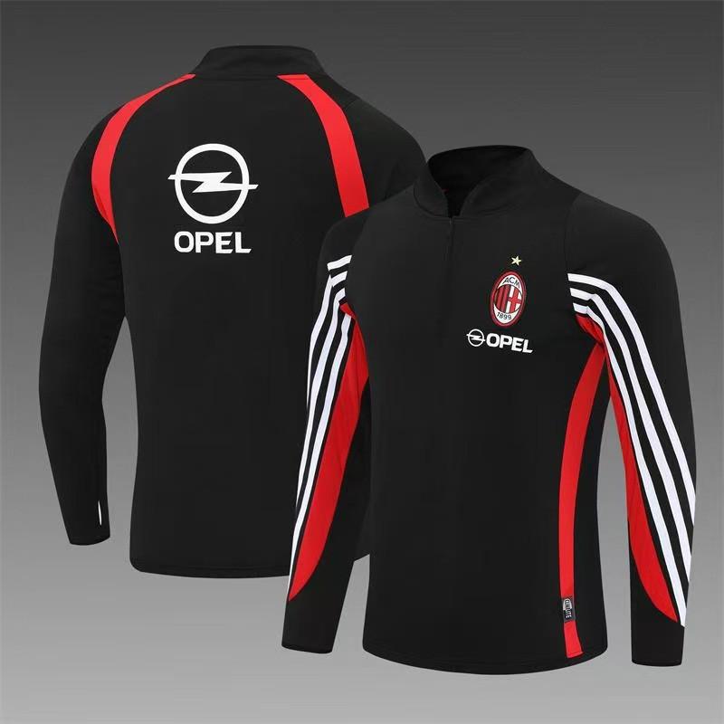 Retro Football Training Jersey Long Short Sleeve Team Sports Shirt Men Women