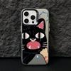 Doodle wütende Katze Handyhülle für Xiaomi Redmi 15C 14C 13C 12C 10 Note 15 14 13 12 Pro Plus 4G 5G Silber Hartschale