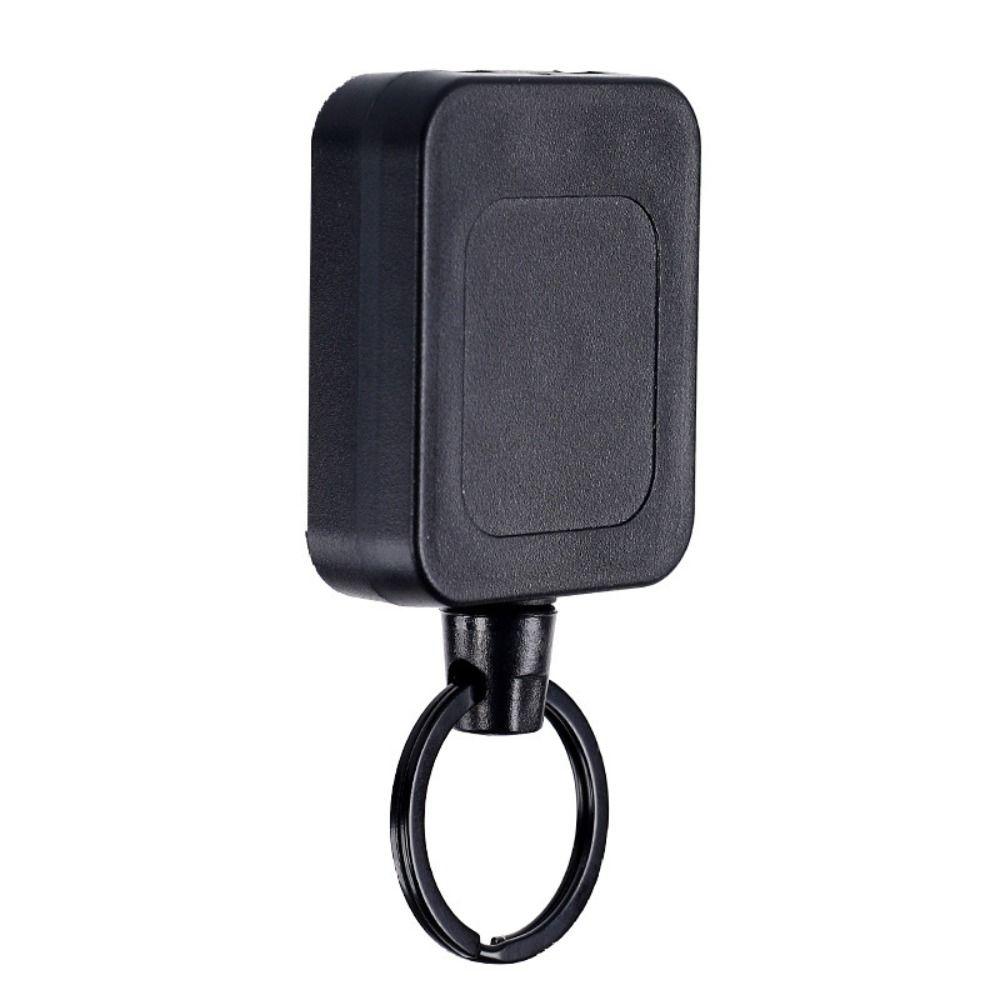 Extendable Easy-to-pull Buckle Anti-theft ID Badge Holder Multitool Retractable Keychain Key Ring