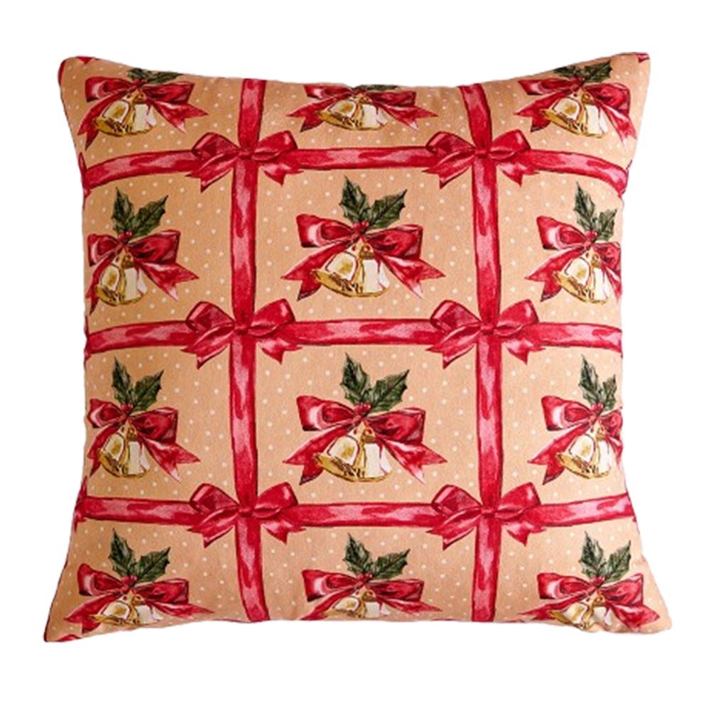1Pc Christmas Cushion Cover For Living Room Bedroom Christmas Tree Gift Box Printed Pillowcase Festival Decor 45X45Cm