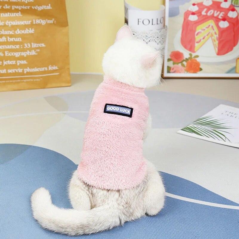 Warm Kitten Clothes for Small Cats Puppy Coat Winter Hairless Cat Jacket Chihuahua Yorkshire Pug Clothing Costumes Pet Supplies
