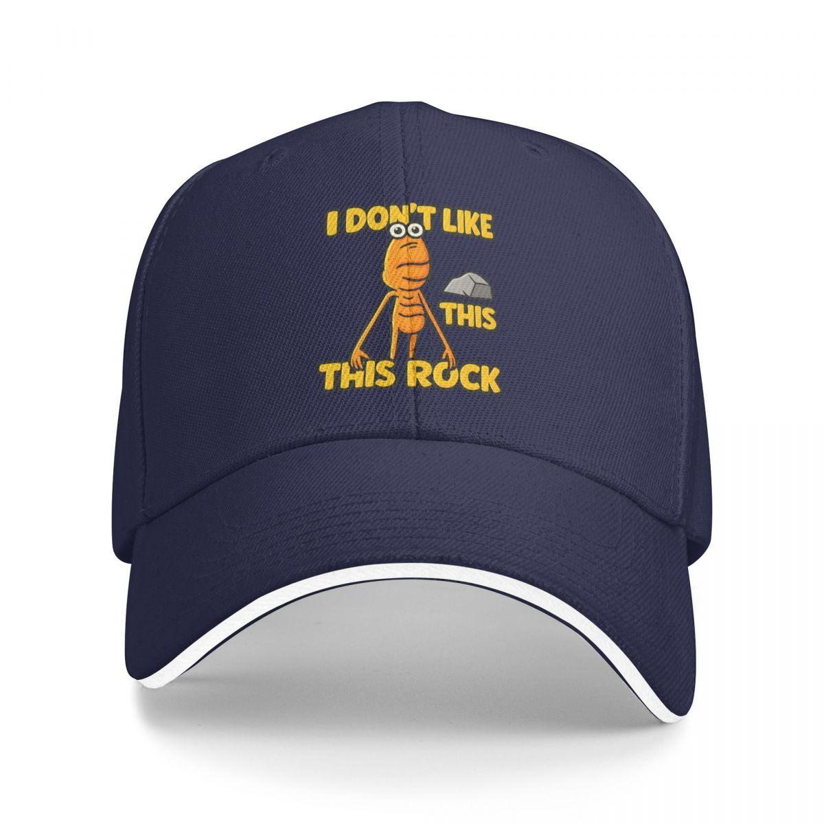 

Baseball Caps Funny Marcus The Worm I Don t Like This Rock Meme Trending Customized Female Male Casual Summer Hats One Size