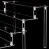 1 Ensemble d'Étagères de Rangement Boîtes Aveugles Trapézoïdales 20 cm 1-4 Couches Présentoir Acrylique Pour Cupcake Parfum Poupée Présentoir Durable