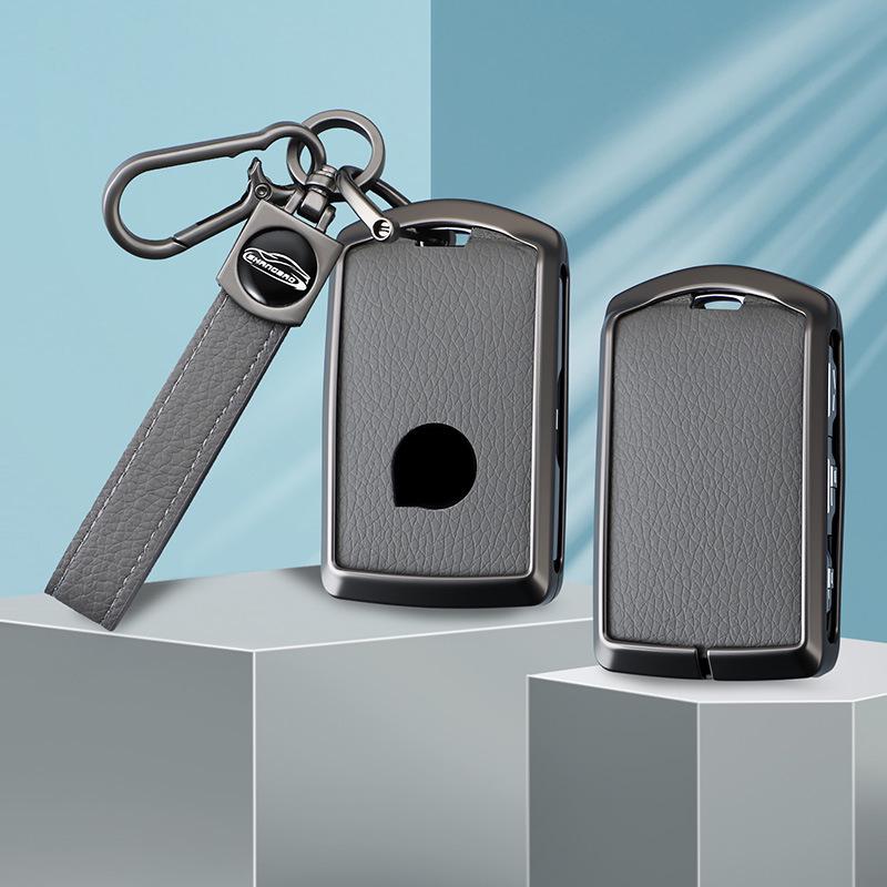 Volvo C-Type Elephant Grey Car Key Case