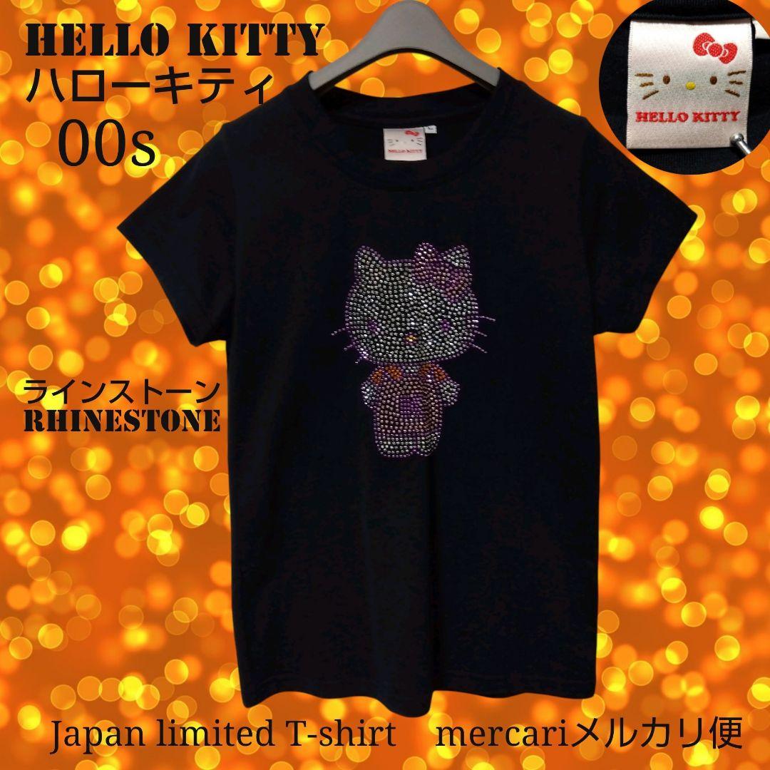 

[Б/У] 00-е HELLO KITTY Sanrio Футболка со стразами Лимитированная серия