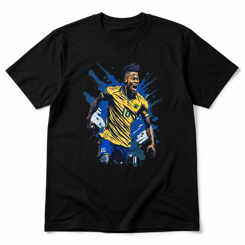 Neymars Jr Splash art Unisex T Shirt Cotton Clothing Fun Short Sleeve Tee Gift TShirts