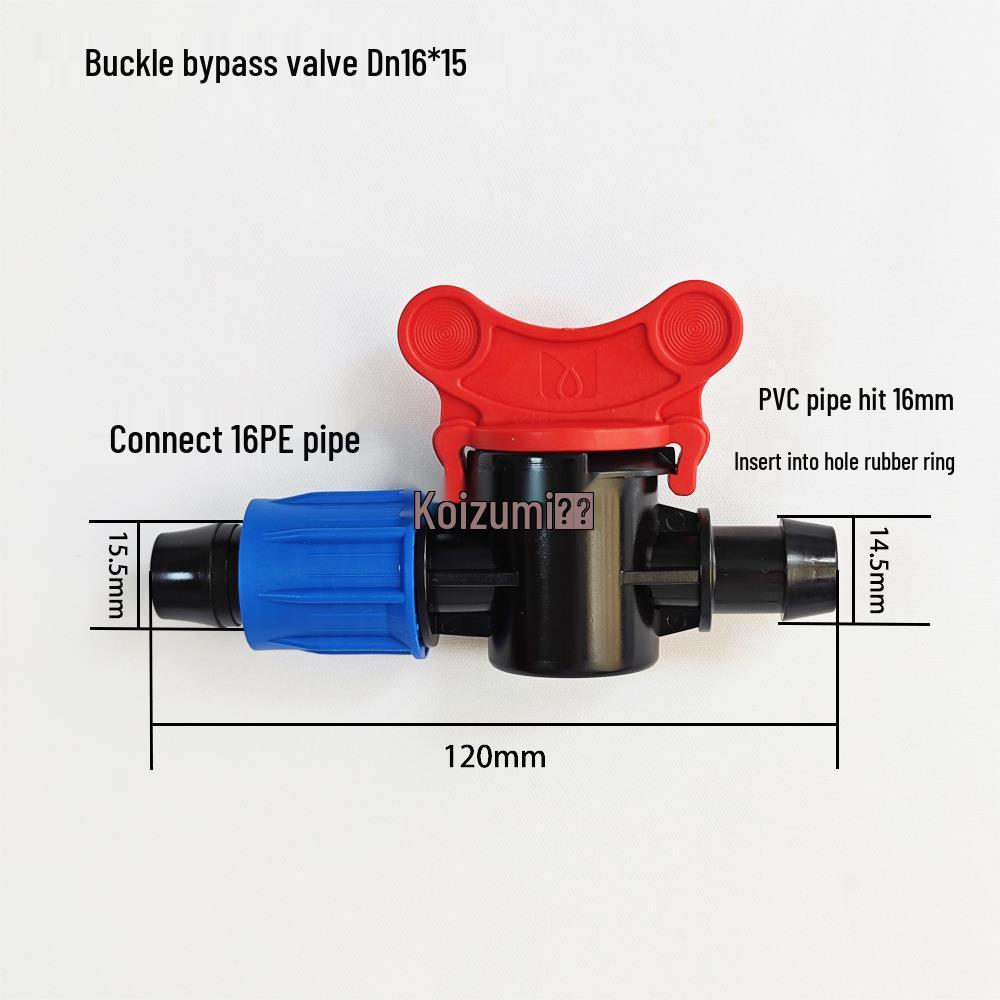 16PE Pipe Fittings: Straight Connector, Elbow Tee, Plug, Side Outlet, Drip Irrigation Valve, Sprinkler Connector, Drip Tube Switch