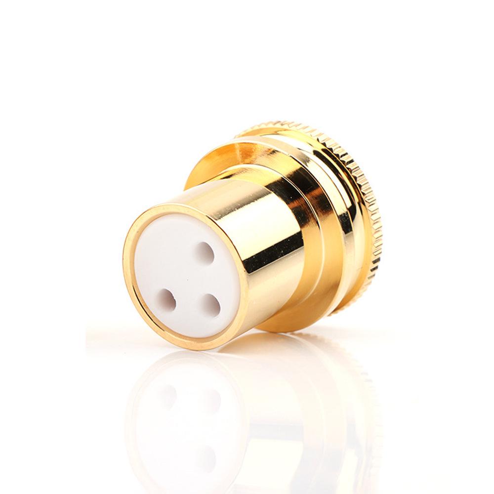 Copper Gold-Plated Rhodium XLR Male & Female Protective Cap with Dust Cover