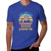Only Judy Can Judge Me Vintage T-Shirt Blanks Anime Clothes Boys Animal Print Plain White T Shirts Men