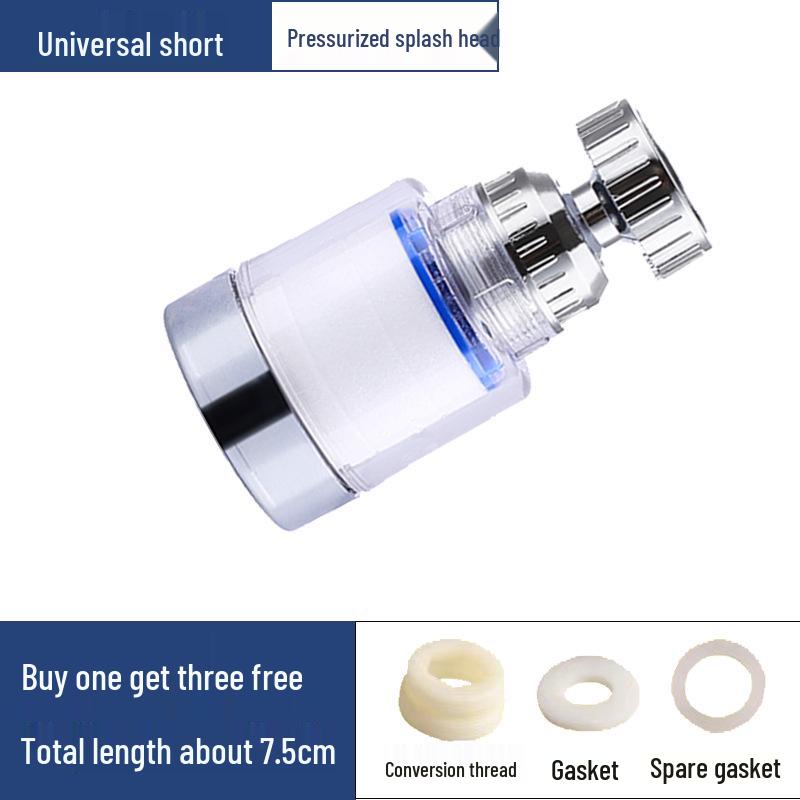 Electroplated Kitchen Faucet Water Purifier and Extender