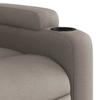 Massage Relax Chair Taupe Fabric