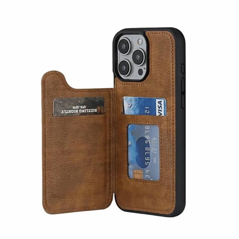 Magnetic Closures Wallet Phone Case Featuring Card Slot Magnetic Card Slot Flip Cover Protective Case for Phone  16