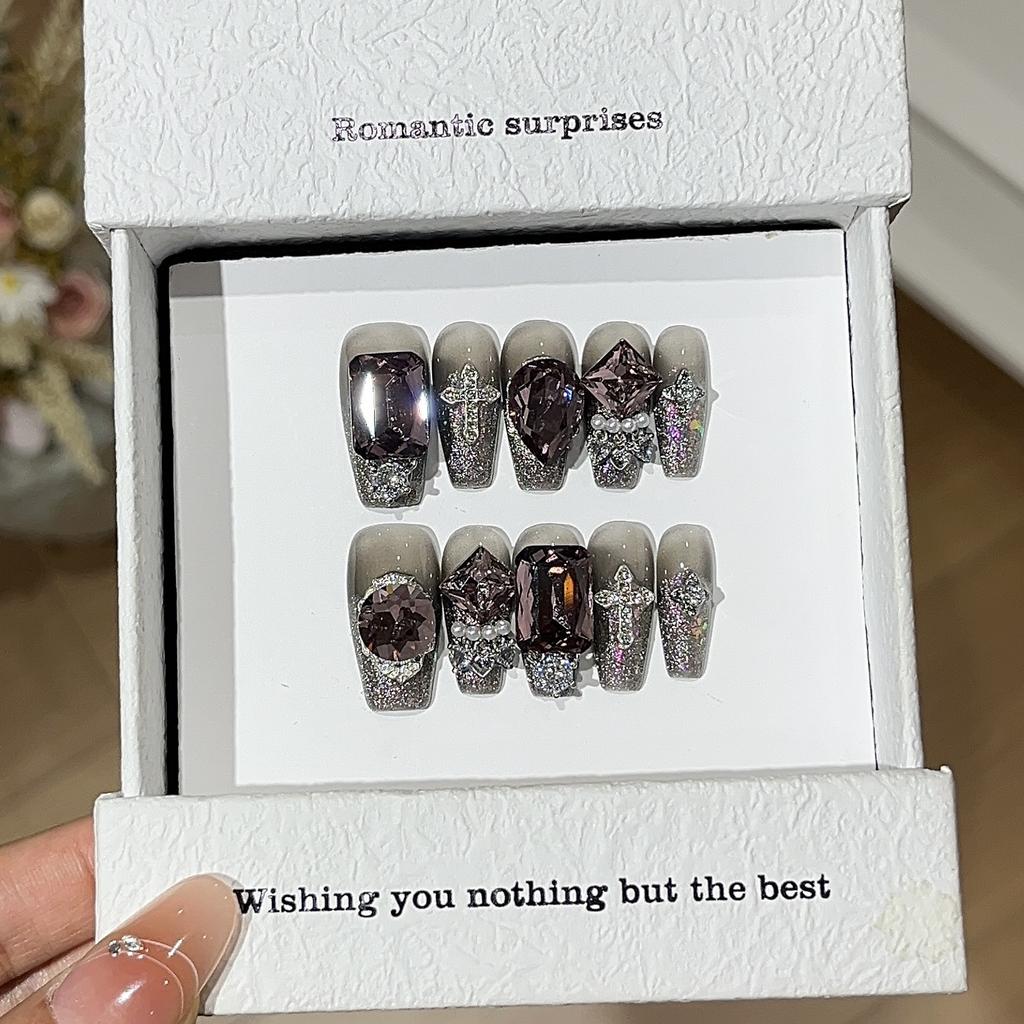 High-end Heavy Industry Light Luxury Zircon K9 Alloy Diamond Luxury Magic Box Patch Wearable Armor