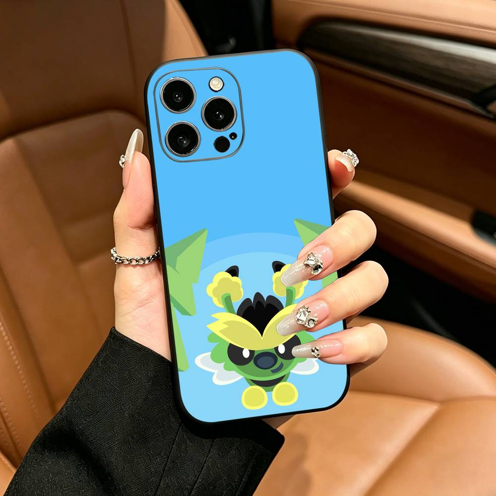Game Adopt Me Phone Case For iPhone 17,16,15,14,13,12,11 Pro Max,16Plus,XS Soft Black Cover