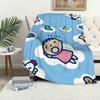 Cartoon M-MINNA NO T-TABO Niedliche Decke Plüsch Nickerchen Sofa Teppich für Wohnzimmer Warm Büro Schlafzimmer Geburtstag Zuhause Reisen Kindergeschenke