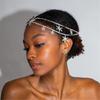 Wedding Head Chain Multi Layer Head Chain Fashion Mesh Head Jewelry for Woman
