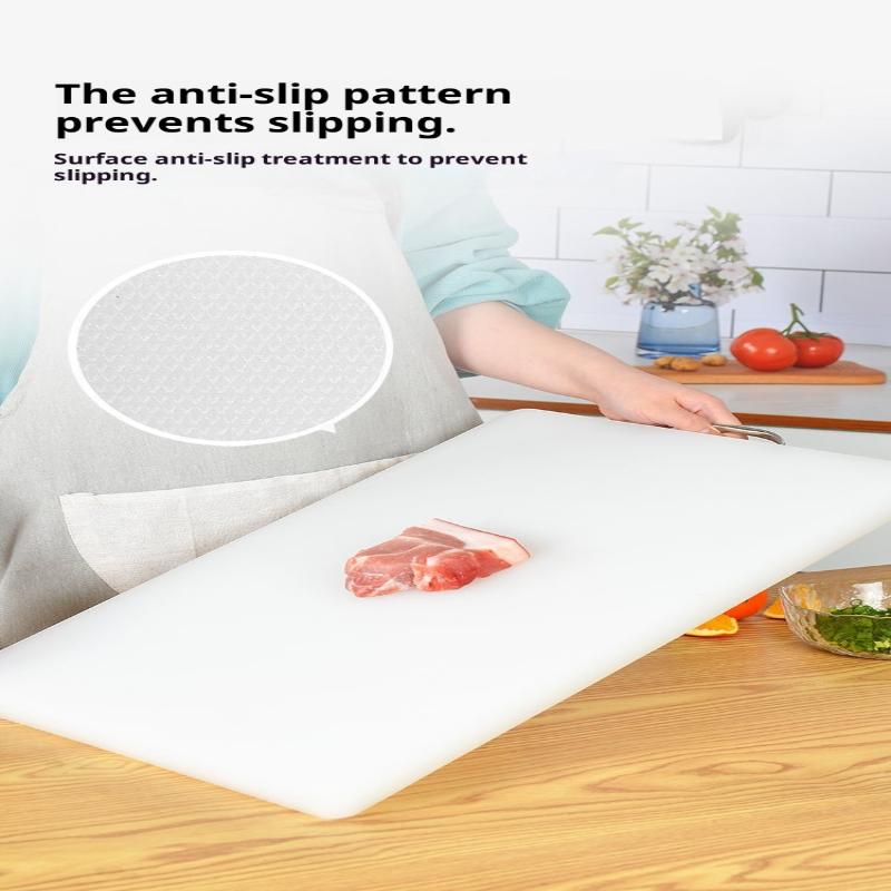 Těžká Silná Krájecí Deska PE 2CM Silná Plastová Krájecí Deska Protiskluzová Kuchyňská Podložka na Krájení