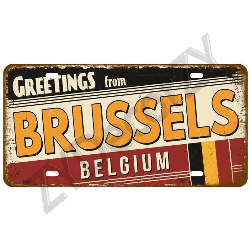 Weißblechschild, Stadt-/Staatsschild, berühmte Stadttafel, Wahrzeichen, Metallschild, Wanddekoration für Garage, Bar, Pub, Club, Hotel, Café, Küche, Zuhause