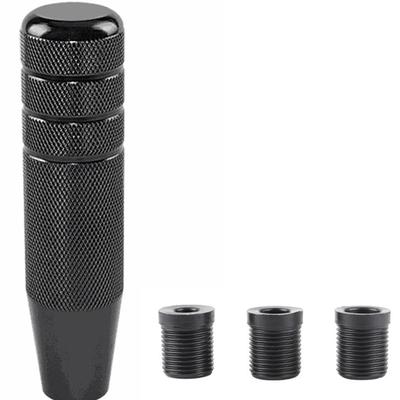 FUPUTWO Schaltknauf Aluminiumlegierung Verlängerung Schalthebel Auto MT AT Custom, Universal (Schwarz)