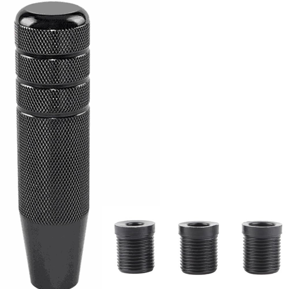 FUPUTWO Shift Knob Aluminum Alloy Extension Gear Lever Car MT AT Custom, General Purpose (Black)