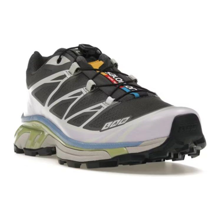SALOMON XT-6 Comfortable Versatile Low-Top Outdoor Functional Shoes Unisex Shoes Gray Silver 472936