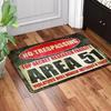 American Halloween Decorative Doormat Anti-Slip Foot Mat Home Bathroom Toilet Floor Mat for Entrance Hall Home Decoration