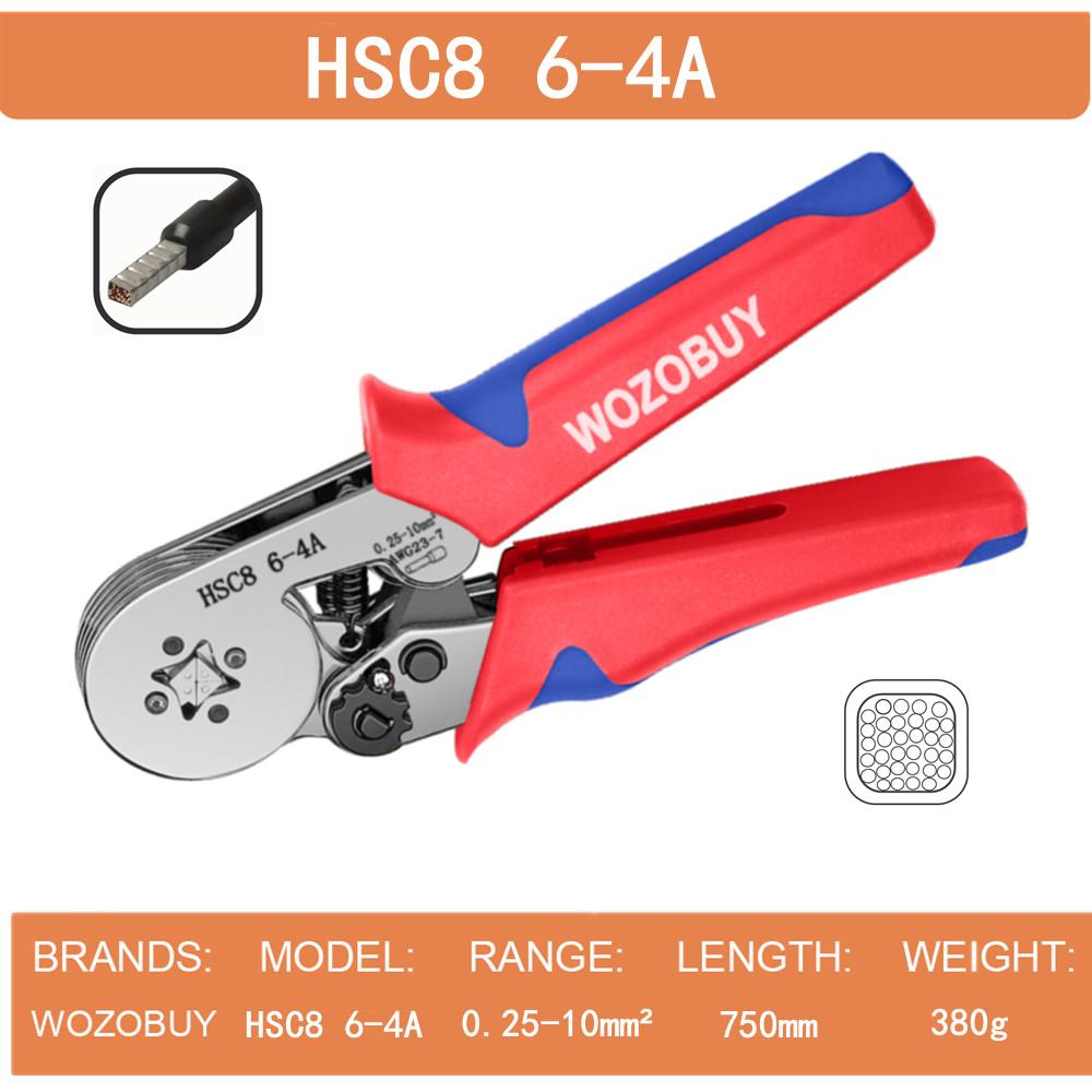 

Набор инструментов для обжима наконечников, саморегулирующийся храповой инструмент для обжима проводов, набор клещей для обжима, для соединителей, наконечников проводов