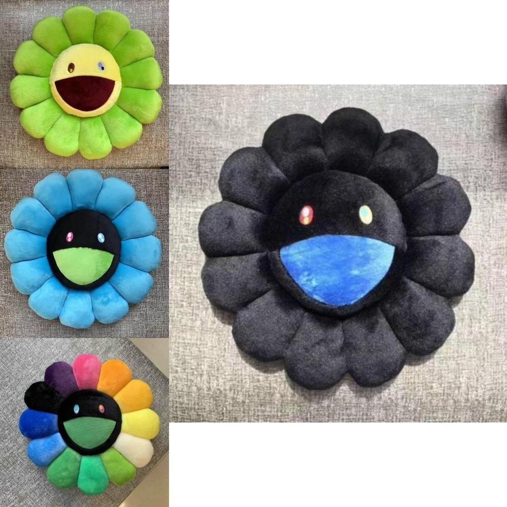 Cute And Vibrant 40cm Takashi Murakami Rainbow Flower Pillow Plush For Collectors
