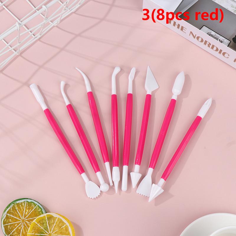8/14Pcs Plastic Clay Sculpting Set Polyform Sculpey Set Polymer Modeling Clay Tools