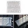 137 Tasten Kappen Cherry Profil PBT Minimalistisch Weiße Tastenkappen für Mechanische Tastatur Minimalistische Leere Tastenkappen