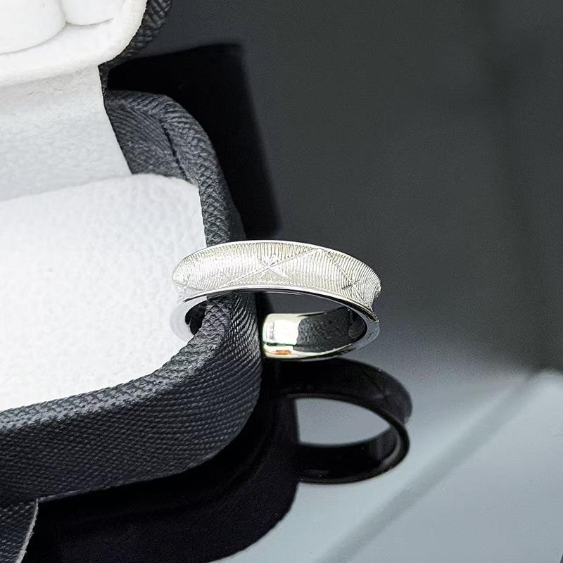 Color Four-Pointed Star, Moon, Star, Open Ring, Light Luxury, Now High-End Index Finger Ring, Stacking, Wearing Personalized Rings, Women