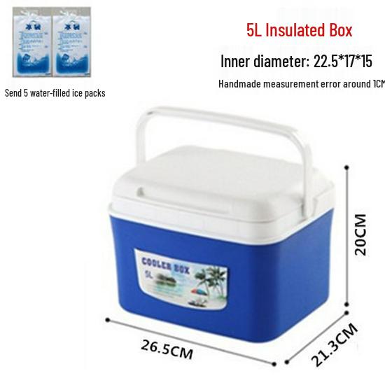 Tragbare isolierte Frischhaltebox für kleine Kühlschränke, den Außenbereich, zum Angeln und für unterwegs