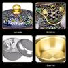 Chu Yi Qi Single Person Cloisonné Brass Alcohol Hot Pot