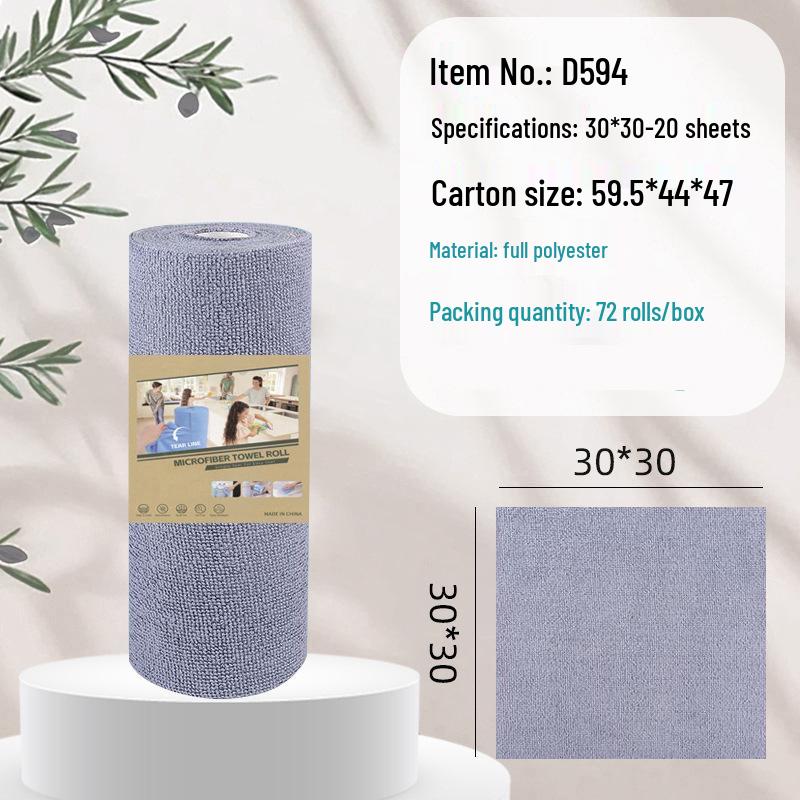 Thick Tearable Kitchen Towels - Absorbent & Easy-to-Clean Dishwashing Wipes