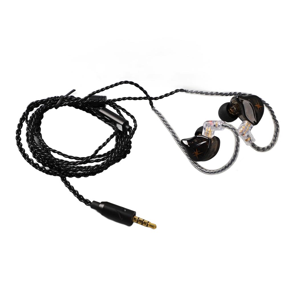 Monitoring   Wired Earphones Composite Magnetic Coil Corded Earphones for Game Music Running Sports
