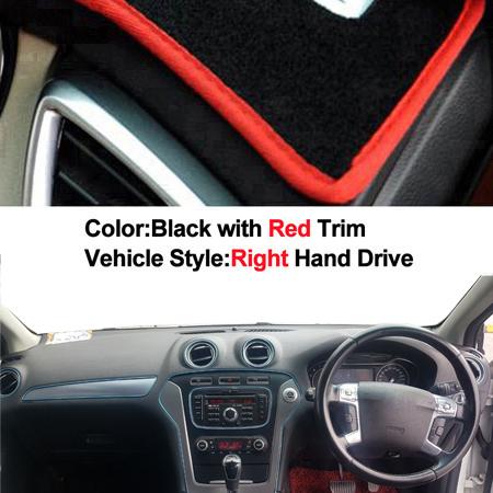 Car Dashboard Cover Dash Mat Carpet Cape For Ford Mondeo MK4 2007 2008 2009 2010 2011 2012 2013 LHD RHD Auto Sunshade  2 Layers