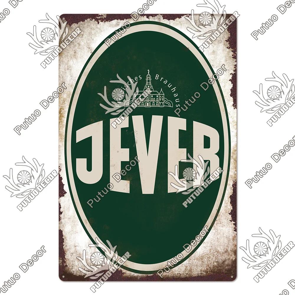 Putuo Decor Germania Beer Brand Metal Sign Plaque Metal Vintage Tin Sign pentru Bar Pub Man Cave Kitchen Club Bar Wall Decor Home