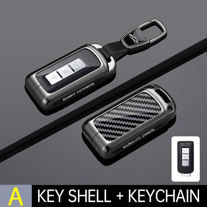Mitsubishi Outlander Key Cover for 2016/18/19 Models - Universal Car Keyring Holder for Men and Women