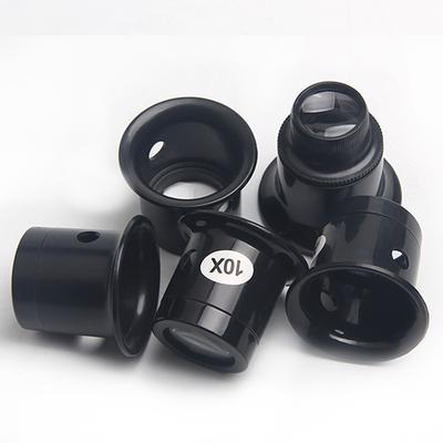 Strumento di riparazione di orologi, gioielli e orologi 4 in 1, lente di ingrandimento 5X, 10X, 15X e 20X con clip