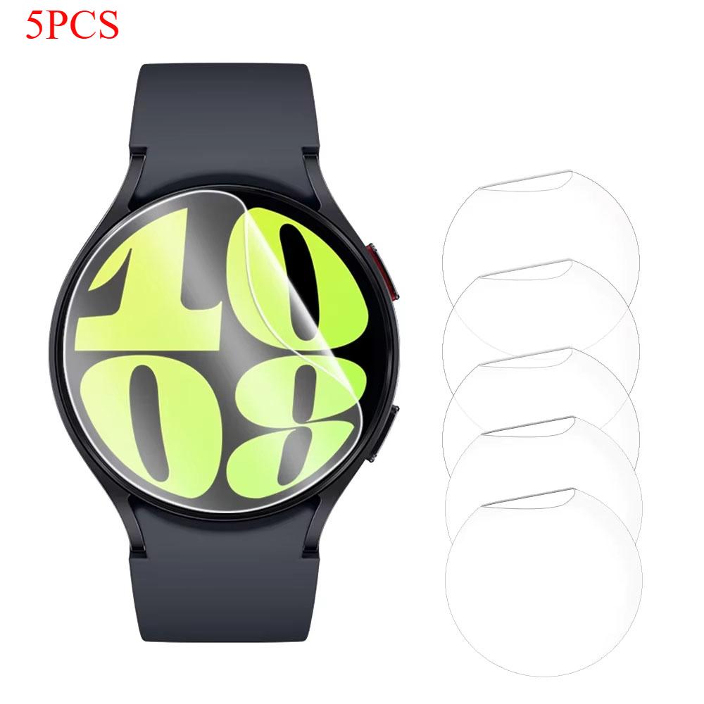 1-10PCS Screen Protector For Samsung Galaxy Watch 7 6 40 44mm 6Classic 43 47mm Hydrogel Film Accessories Galaxy Watch6 Not Glass