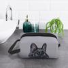 Cute French Bulldog Art Travel Storage Bags Portable Large Capacity Cosmetic Bag for Men Women Multifunctional Makeup Bag