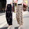 Women's Summer Wide-Leg Nine-Point Drape Pants - Loose, Slimming Straight-Leg Casual Culottes