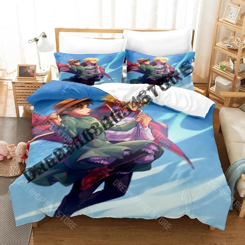 3D Print Howl Sophie Hatter Bedding Set Single Twin Full Queen King Size Bed Set Adult Kid Bedroom Duvetcover Sets Anime Bed