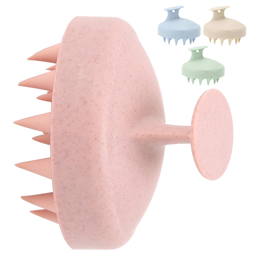 Silicone Scalp Massager Brush Home Portable Hair Washing Shampoo Brush Scalp Exfoliator