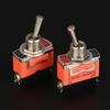 5pcs SPST DPDT 250V 15A Toggle Switch 2 Position Latching On-off On-on On-off-on E-TEN1322 1021 1122 1221 1321 Cap Waterproof